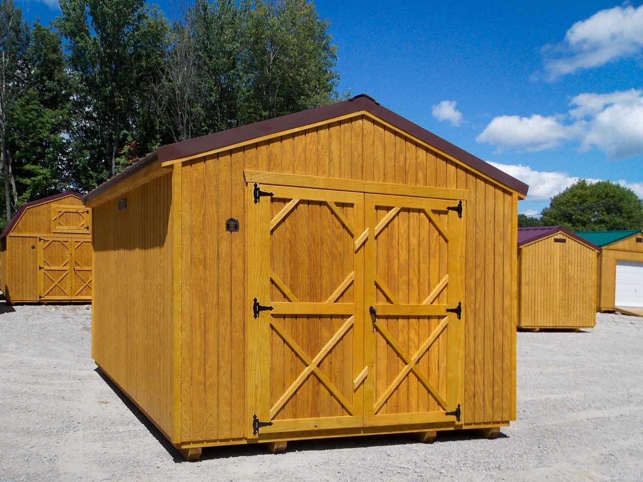12x24 Sheds Door Styles
