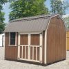 10x12 Lofted Garden Shed 076