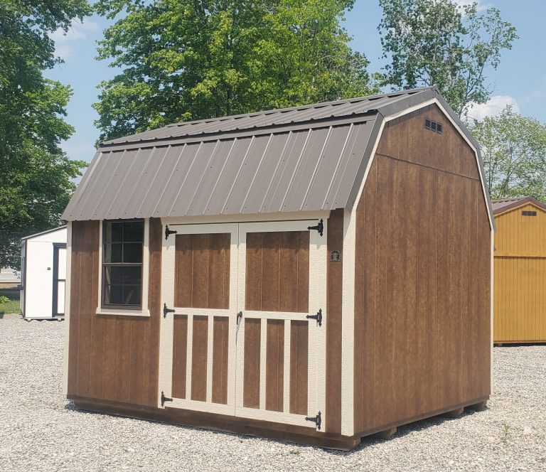 10x12 Lofted Garden Shed 076