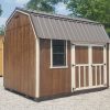 10x12 Lofted Garden Shed 076