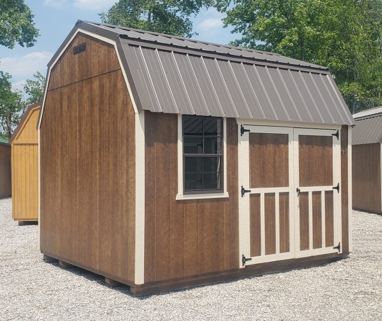 10x12 Lofted Garden Shed 076