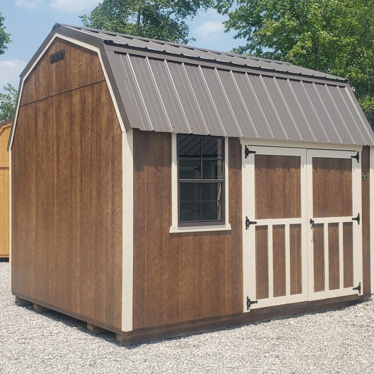 10x12 Lofted Garden Shed 076
