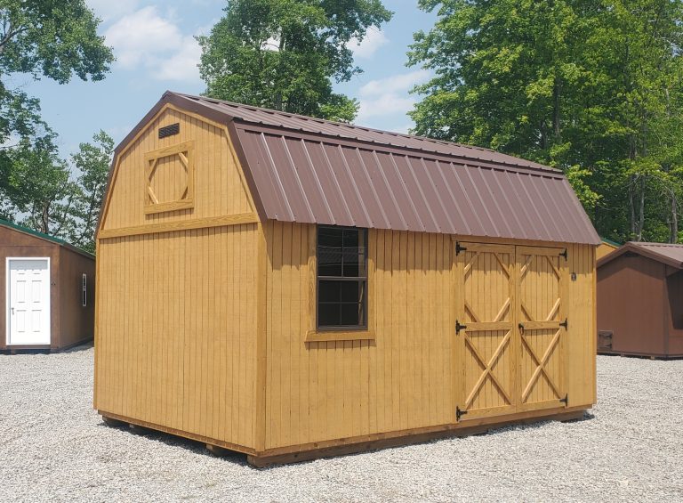 10x16 Lofted Garden Shed 077
