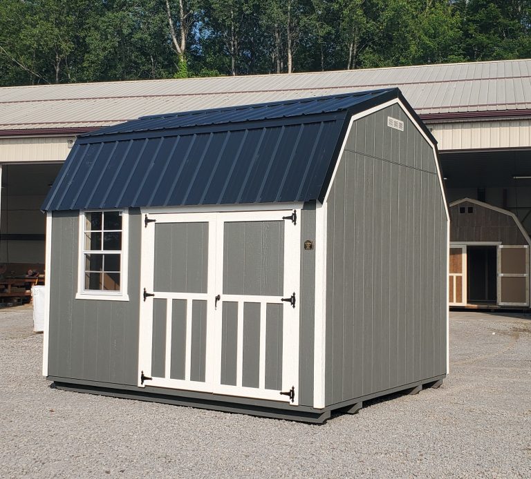 10x12 Lofted Garden Shed 080