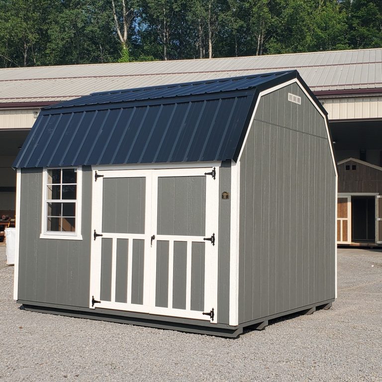 10x12 Lofted Garden Shed 080