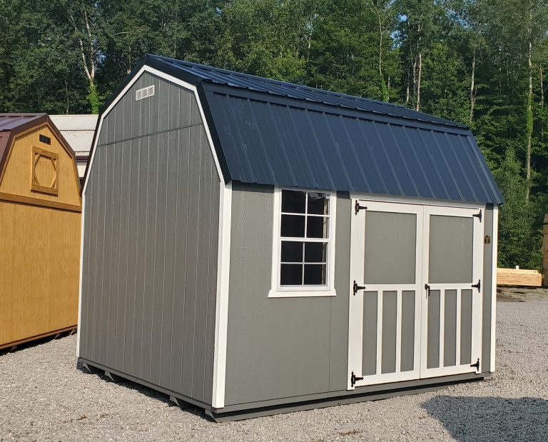 10x12 Lofted Garden Shed 080