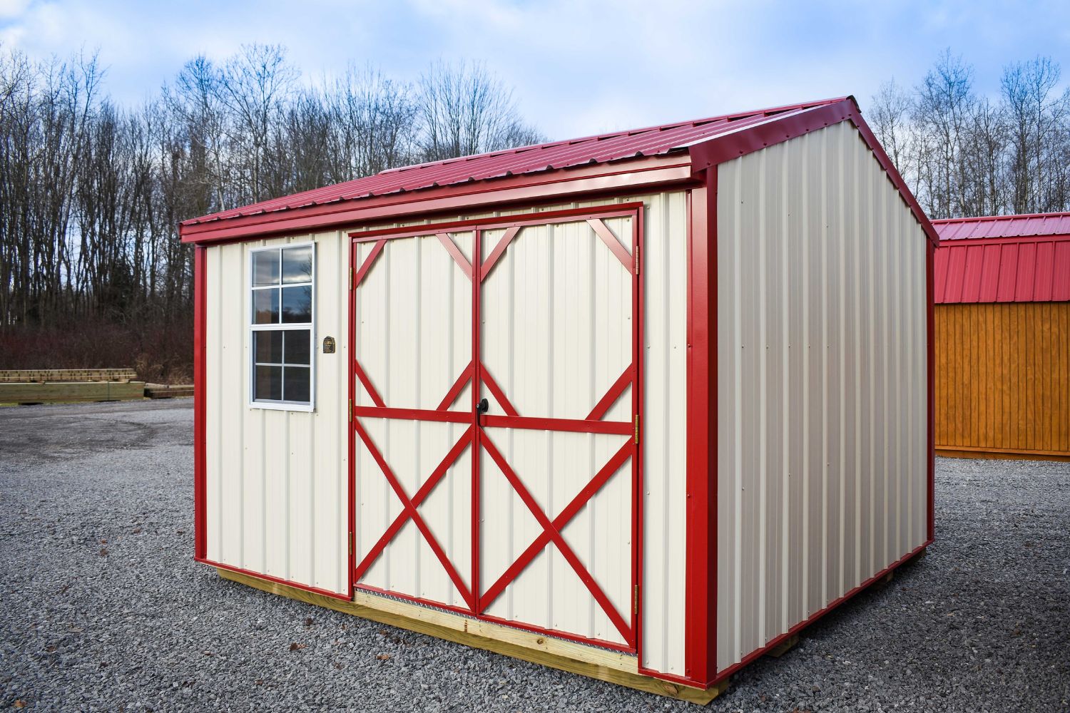 8x14 shed door style