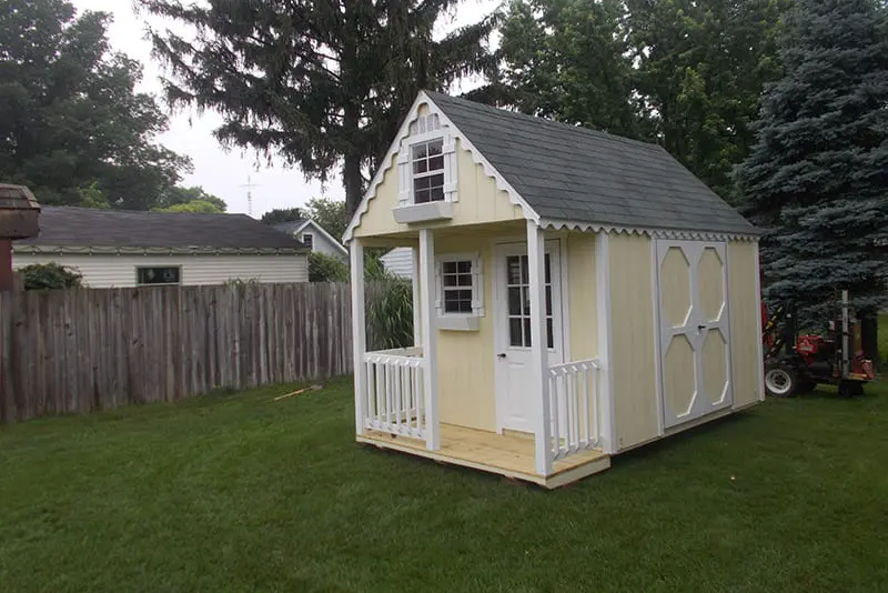 playhouse backyard storage shed ideas