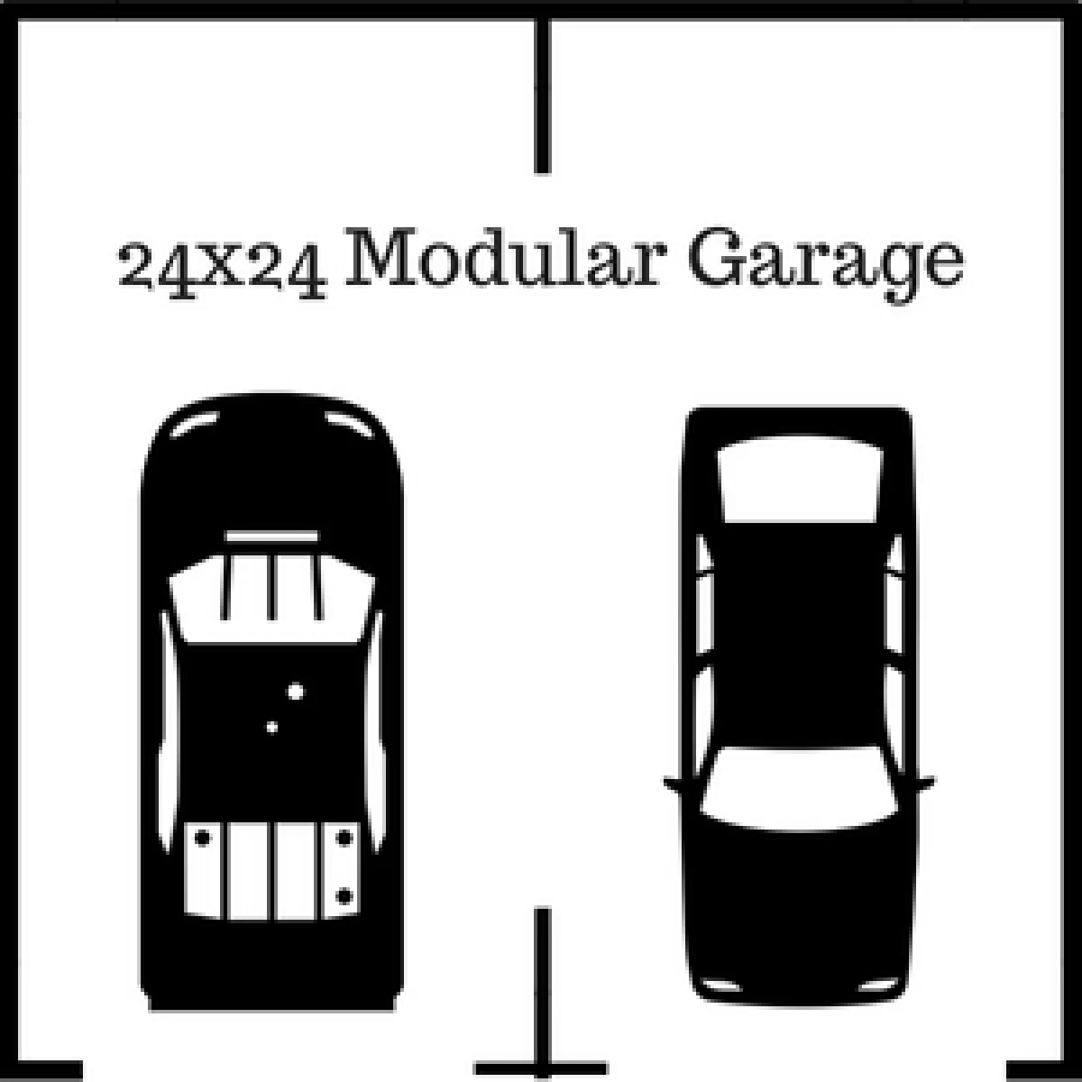 2 car garage dimensions 24x24 garage