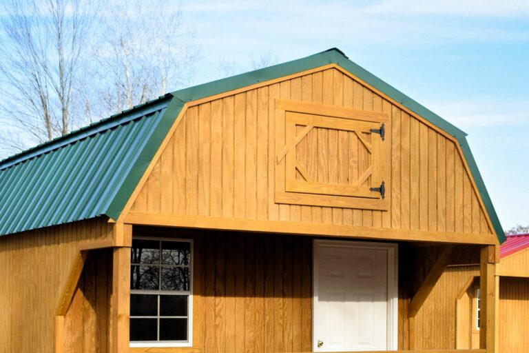 lofted barn cabin high roof