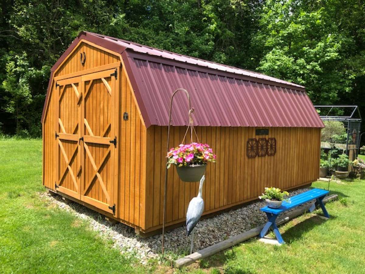 rent to own prefab small barn