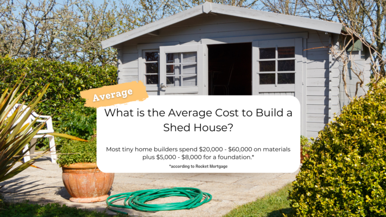 a shed house is cheaper