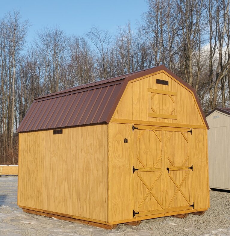 10x12 Lofted Barn 014