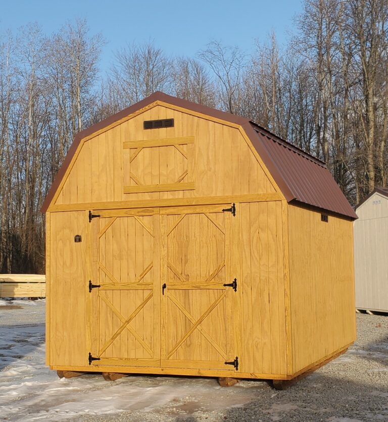 10x12 Lofted Barn 014