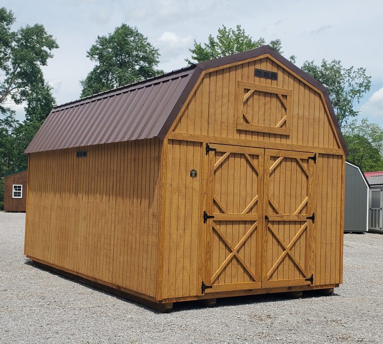 10x16 Lofted Barn 091