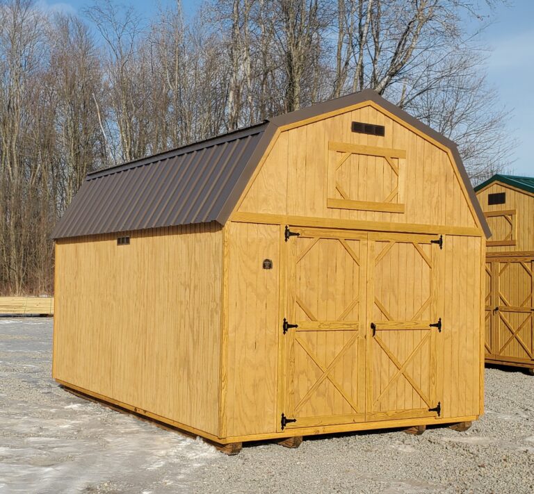10x16 Lofted Barn 013