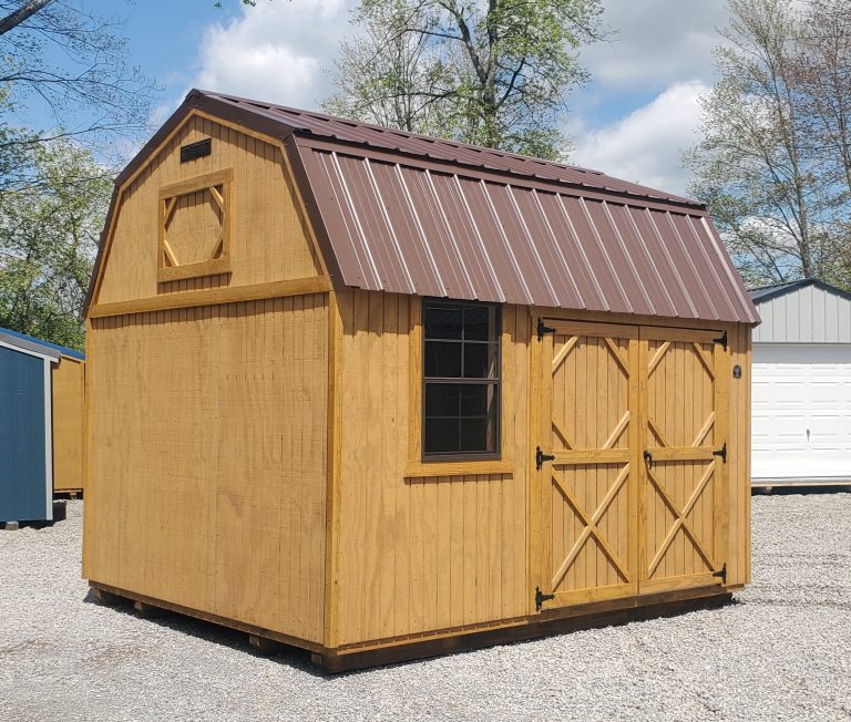 10x12 Lofted Garden Shed 059