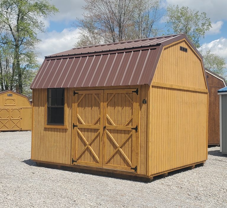 10x12 Lofted Garden Shed 059