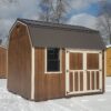 10x12 Lofted Garden Shed 020