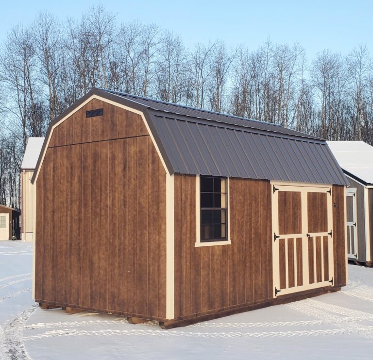 10x16 Lofted Garden Shed 019