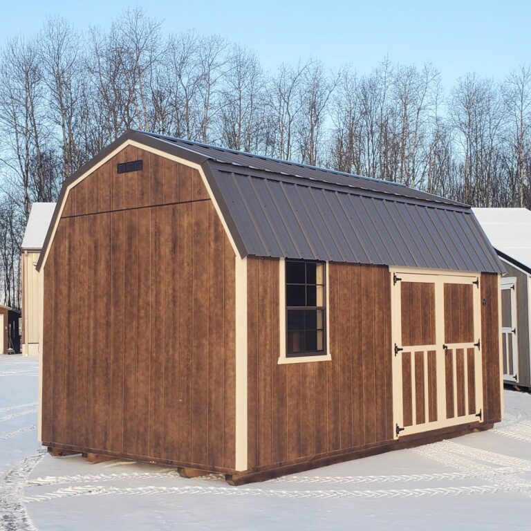 10x16 Lofted Garden Shed 019