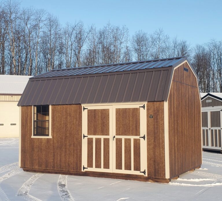 10x16 Lofted Garden Shed 019