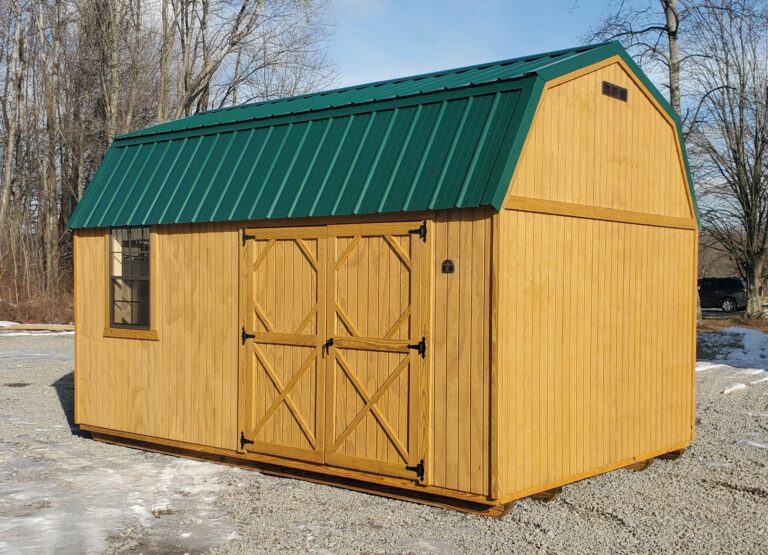10x16 Lofted Garden Shed 010