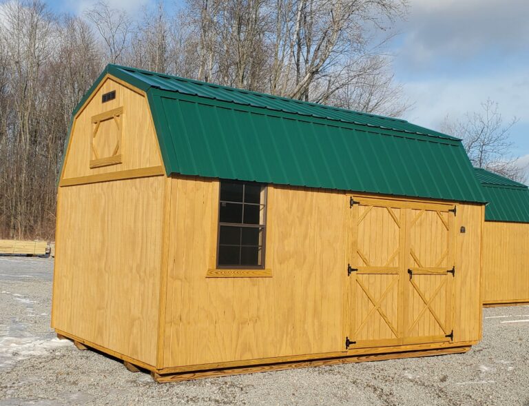 10x16 Lofted Garden Shed 010