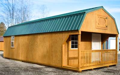 lofted cabin shed in pittsburgh