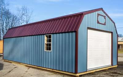 lofted garage shed in pittsburgh