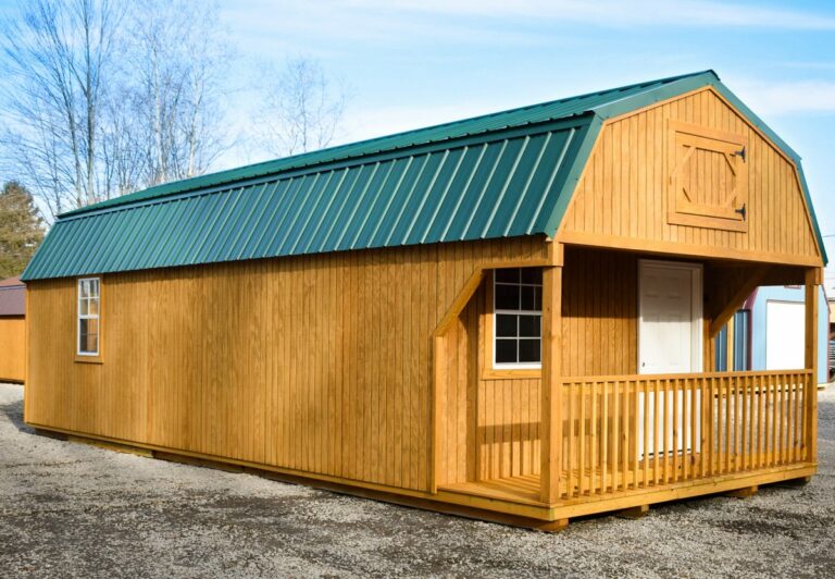 lofted cabin prefab shed