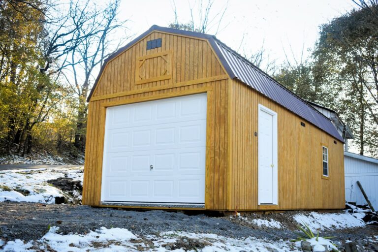 lofted garage prefab shed