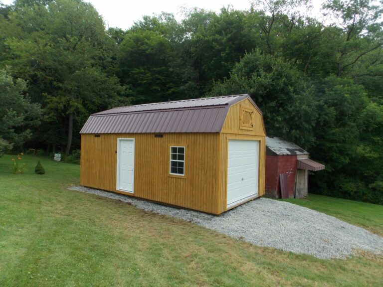 wooden portable buildings lofted garage youngstown oh pa 1 