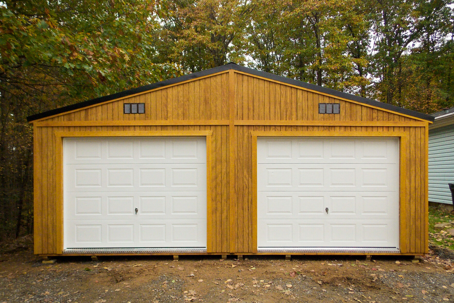 double wide garage shed in pittsburgh