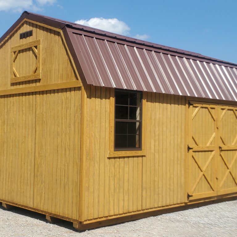 10x16 Lofted Garden Shed 059