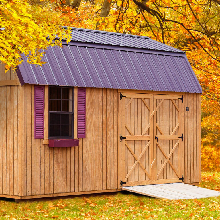 storage buildings lofted garden shed